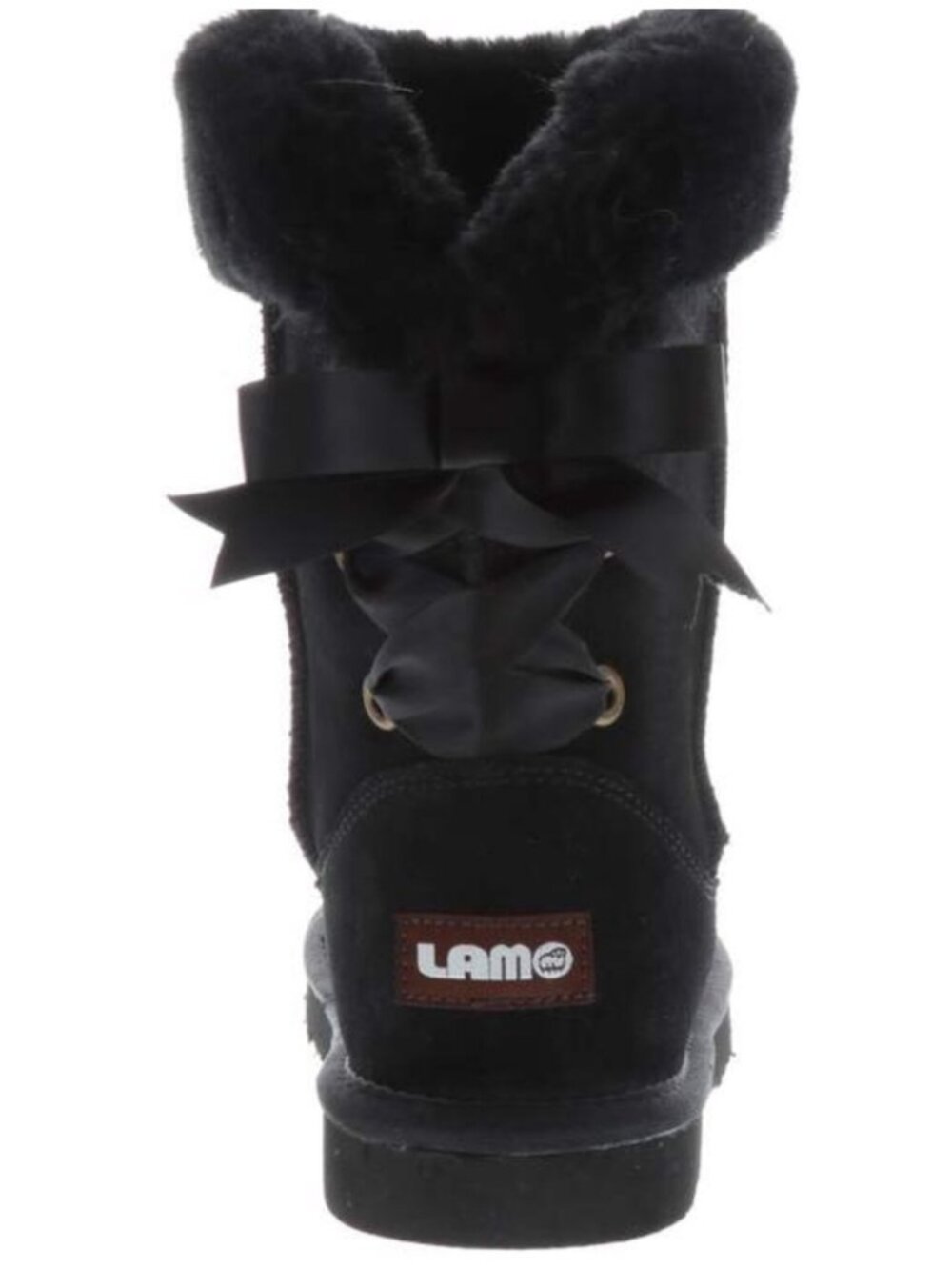 New Lamo Black Boots with Adorable Bow Accent SIZE 8